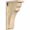 Ekena Millwork Yorktown Rough Sawn Corbel w/Backplate, Douglas Fir, 6"W x 10"D x 18"H COR06X10X18YOR01RDF - alternate 1